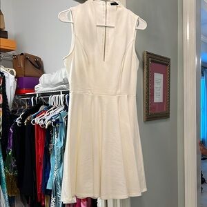 Soprano Cream Sleeveless Mini Dress